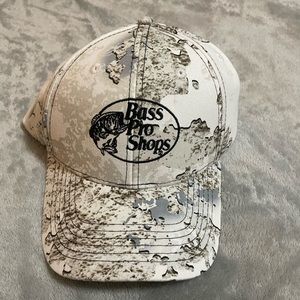 Bass Pro Shop White Camo Hat